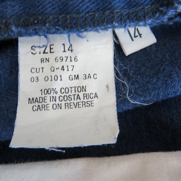 1990s Vintage Jordache High Rise Dark Wash Straight Leg Mom Jeans Size 14 30" - Picture 7 of 7